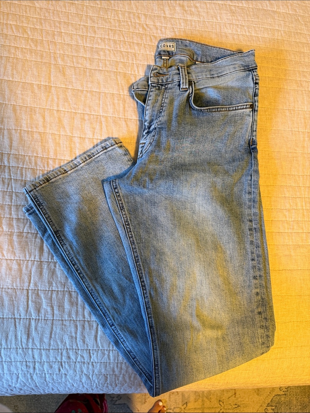 Men’s Tecovas blue jeans